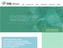 Tablet Screenshot of embl-ventures.com